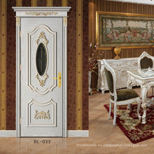 Puerta de madera de pintura China de muebles interiores